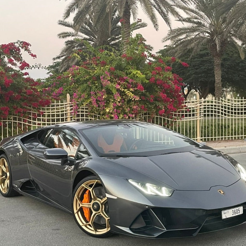 LAMBORGHINI HURACAN EVO 2021 (GREY) five luxury car rental